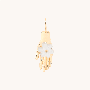 Avaline Night Blooming Jasmine Gold Charm