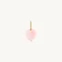 Avaline Catbird Pink Heart Charm