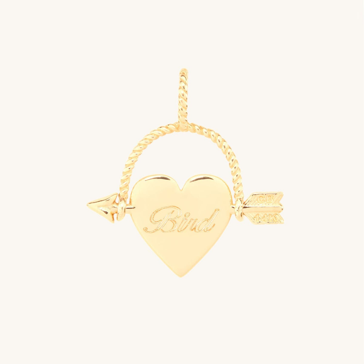 Avaline Beloved Heart Spinner Charm