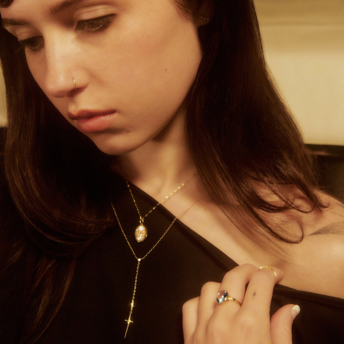 Avaline Kismet Gold Charm