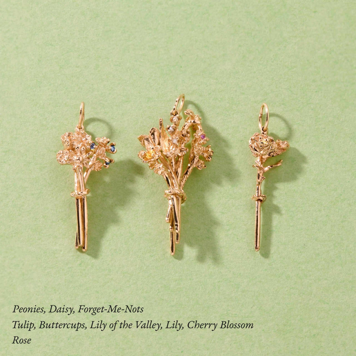 Avaline Secret Garden Bouquet Charm