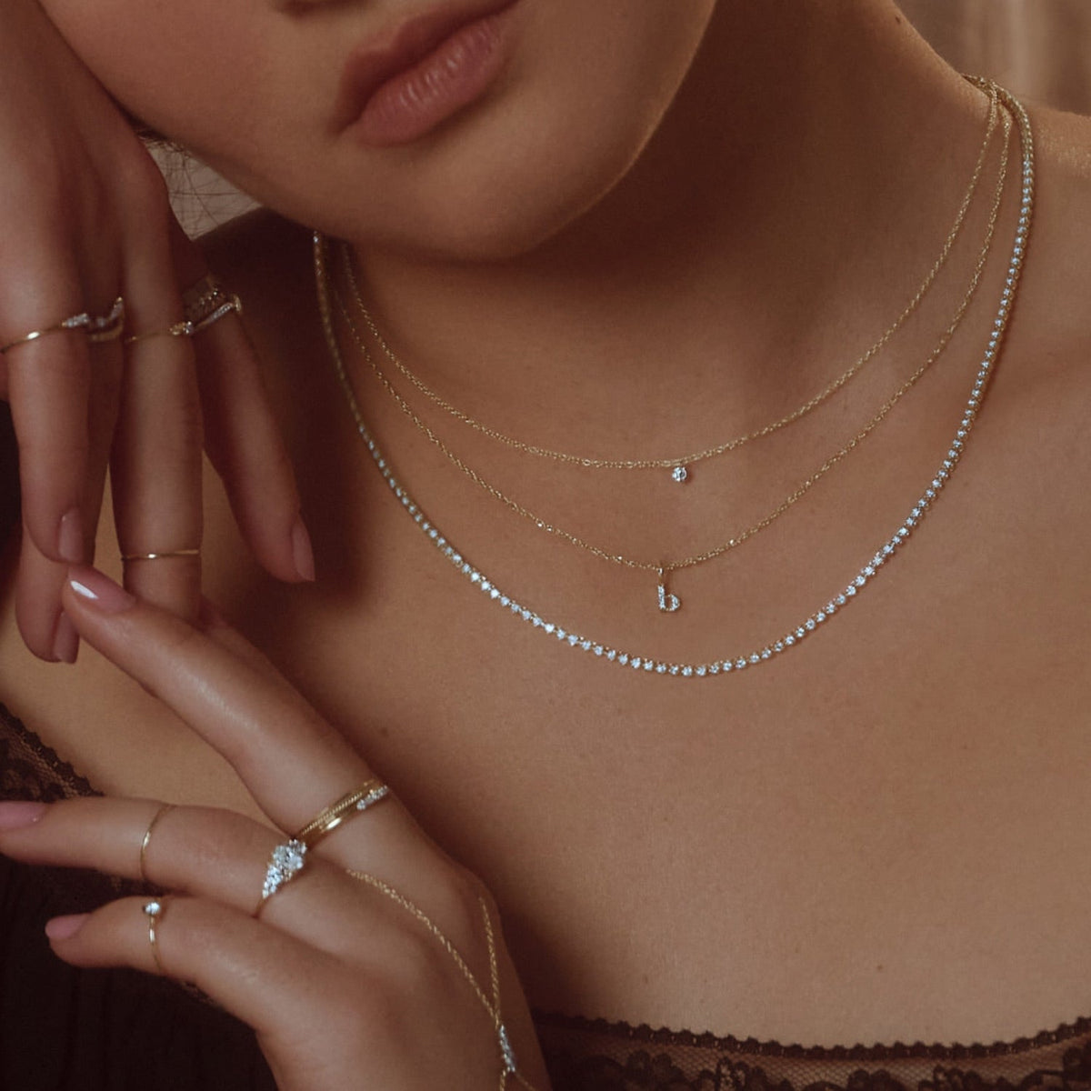 Avaline Diamond Tiniest Alphabet Charm