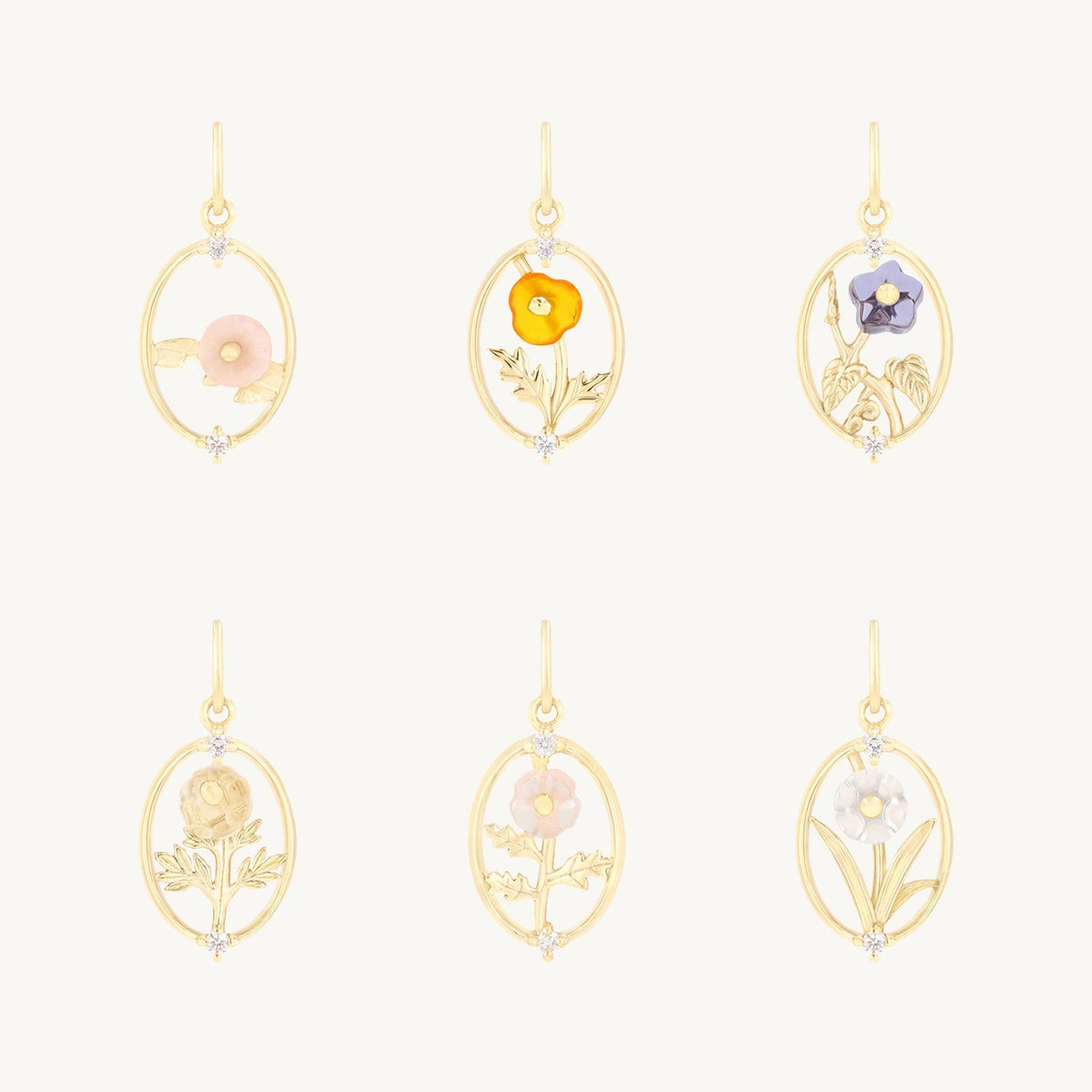 Avaline Flower Season Charm