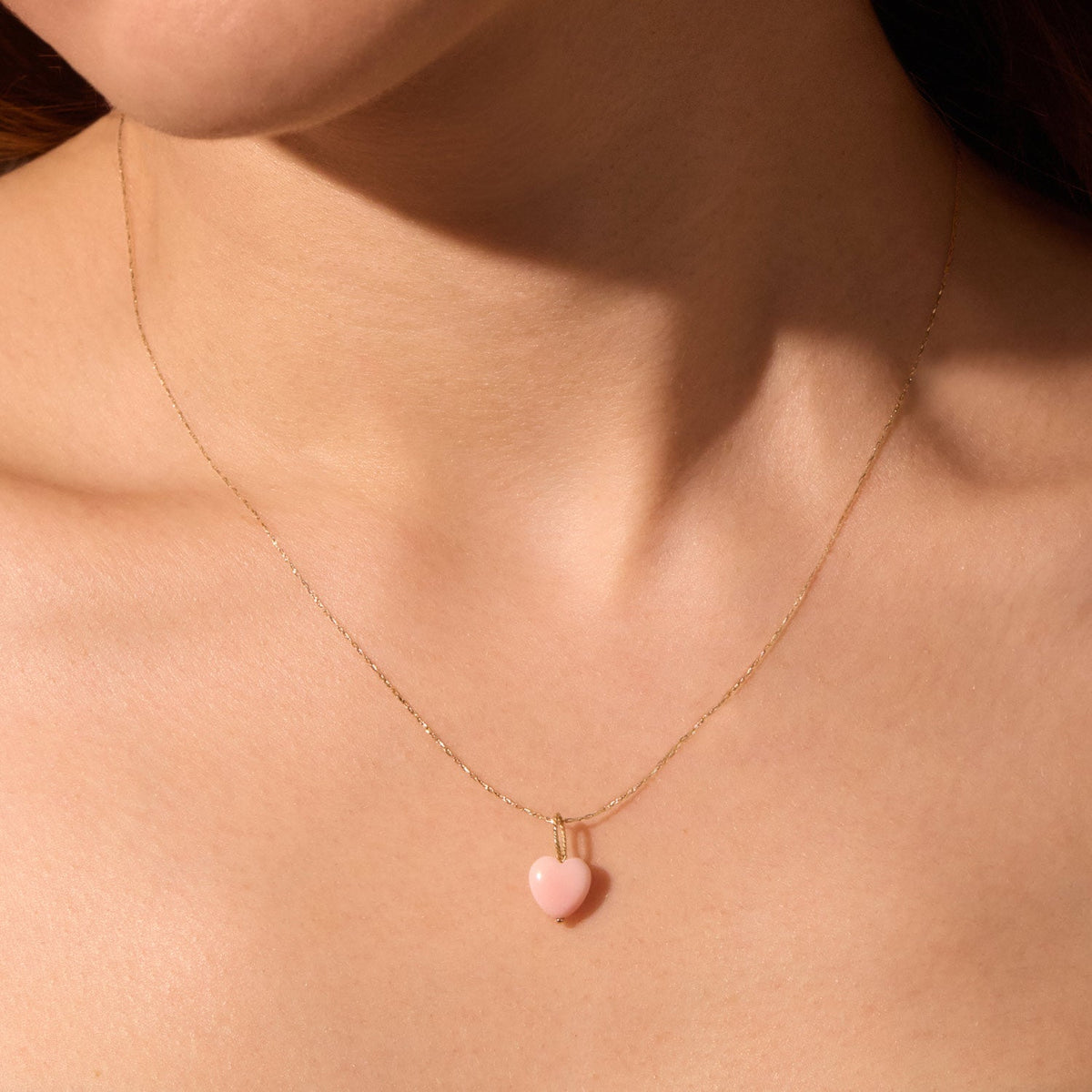 Avaline Catbird Pink Heart Charm