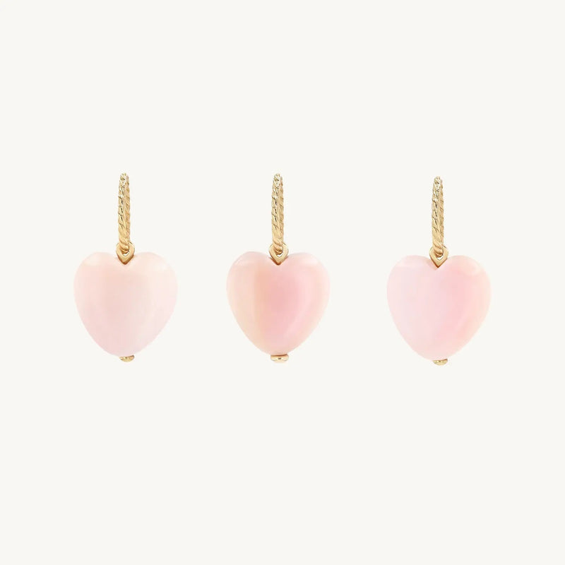 Avaline Catbird Pink Heart Charm
