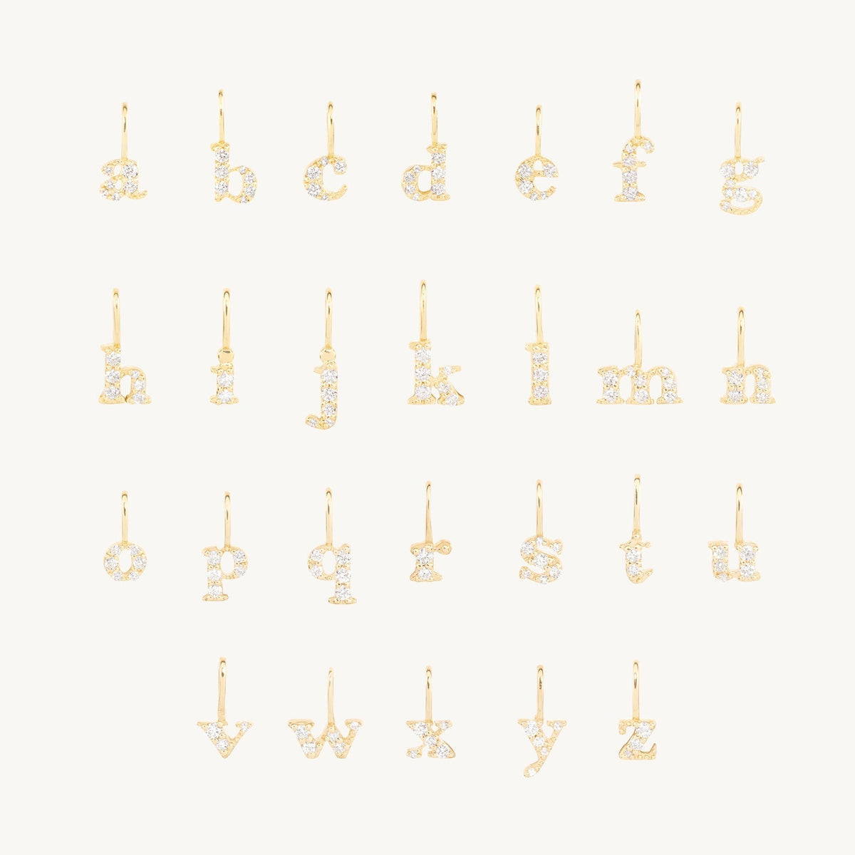 Avaline Diamond Tiniest Alphabet Charm
