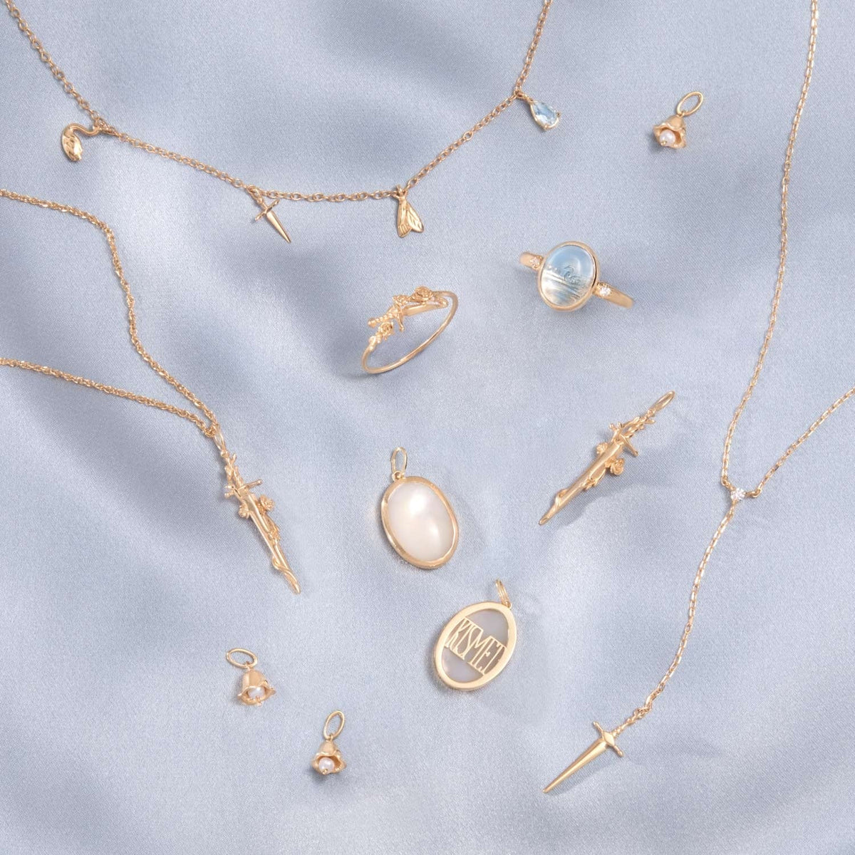 Avaline Kismet Gold Charm