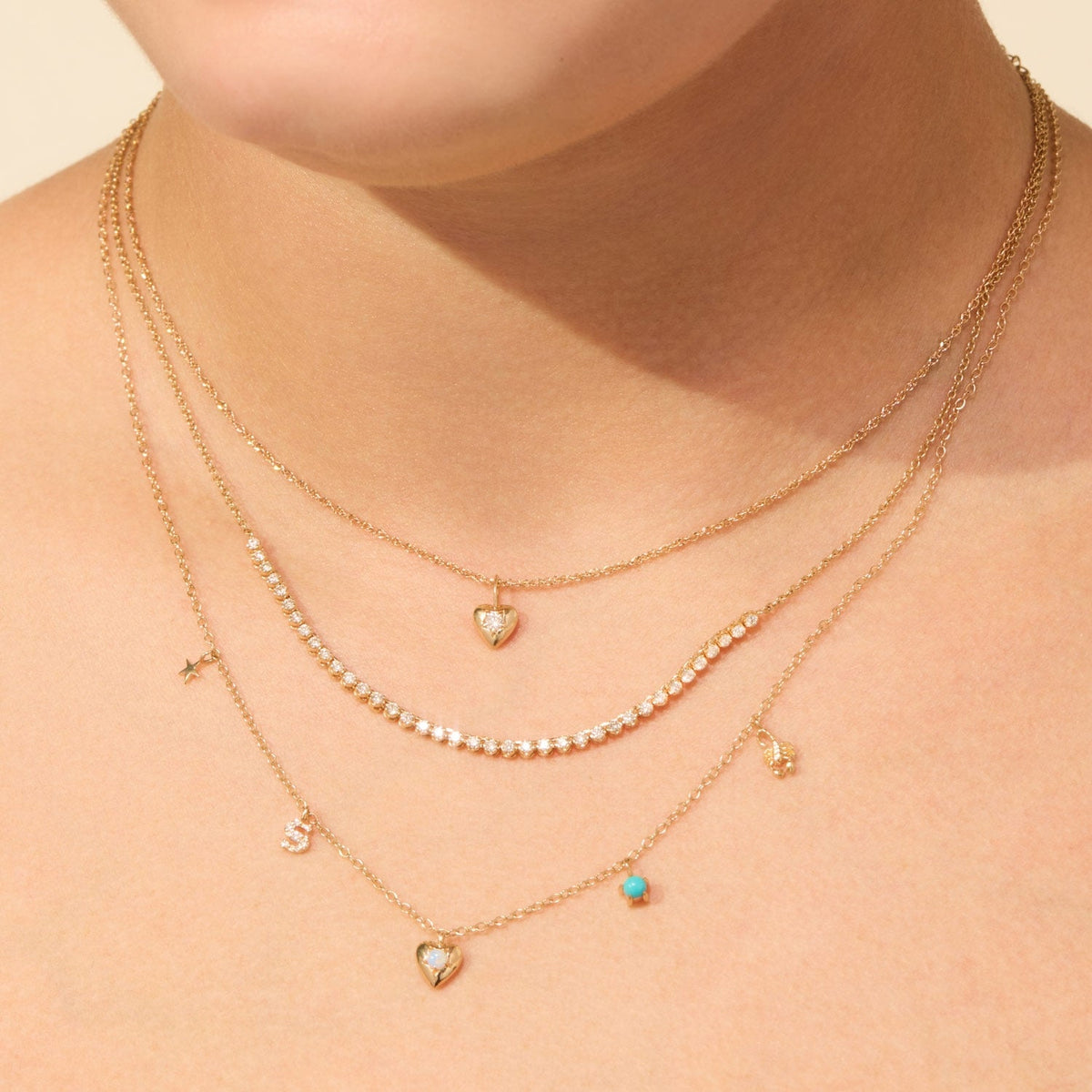 Avaline Sweet Heart Birthstone Charm