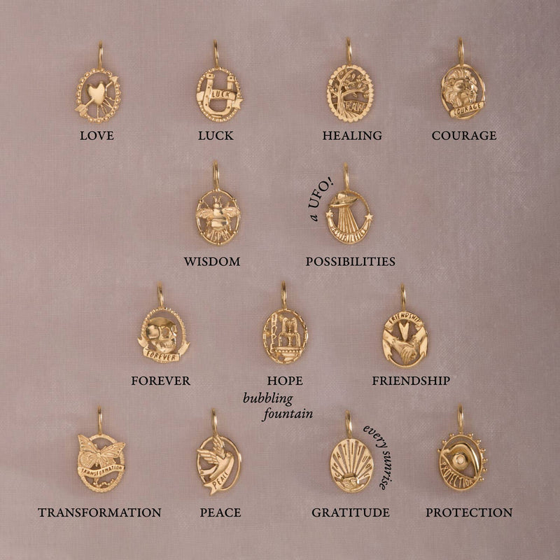 Avaline The Emblem Gold Charms