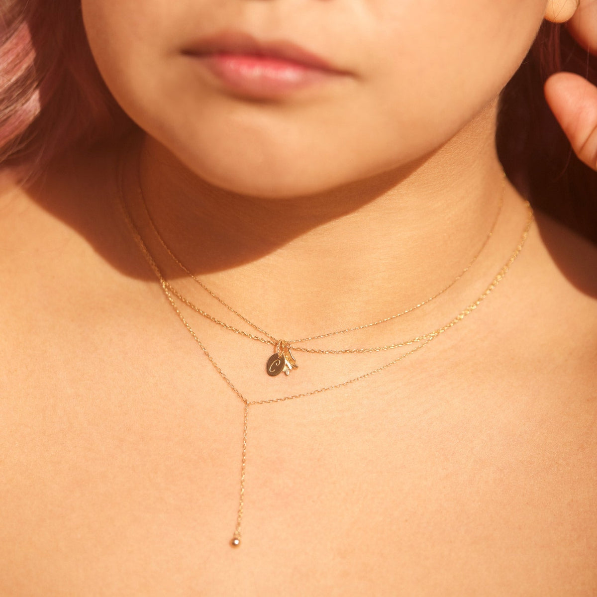 Avaline Baby Gold Letter Charm
