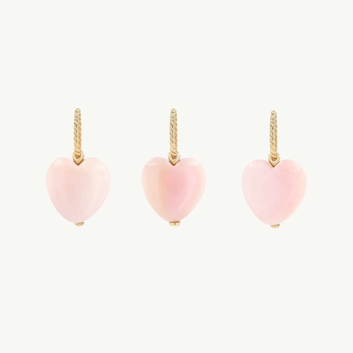 Avaline Catbird Pink Heart Charm