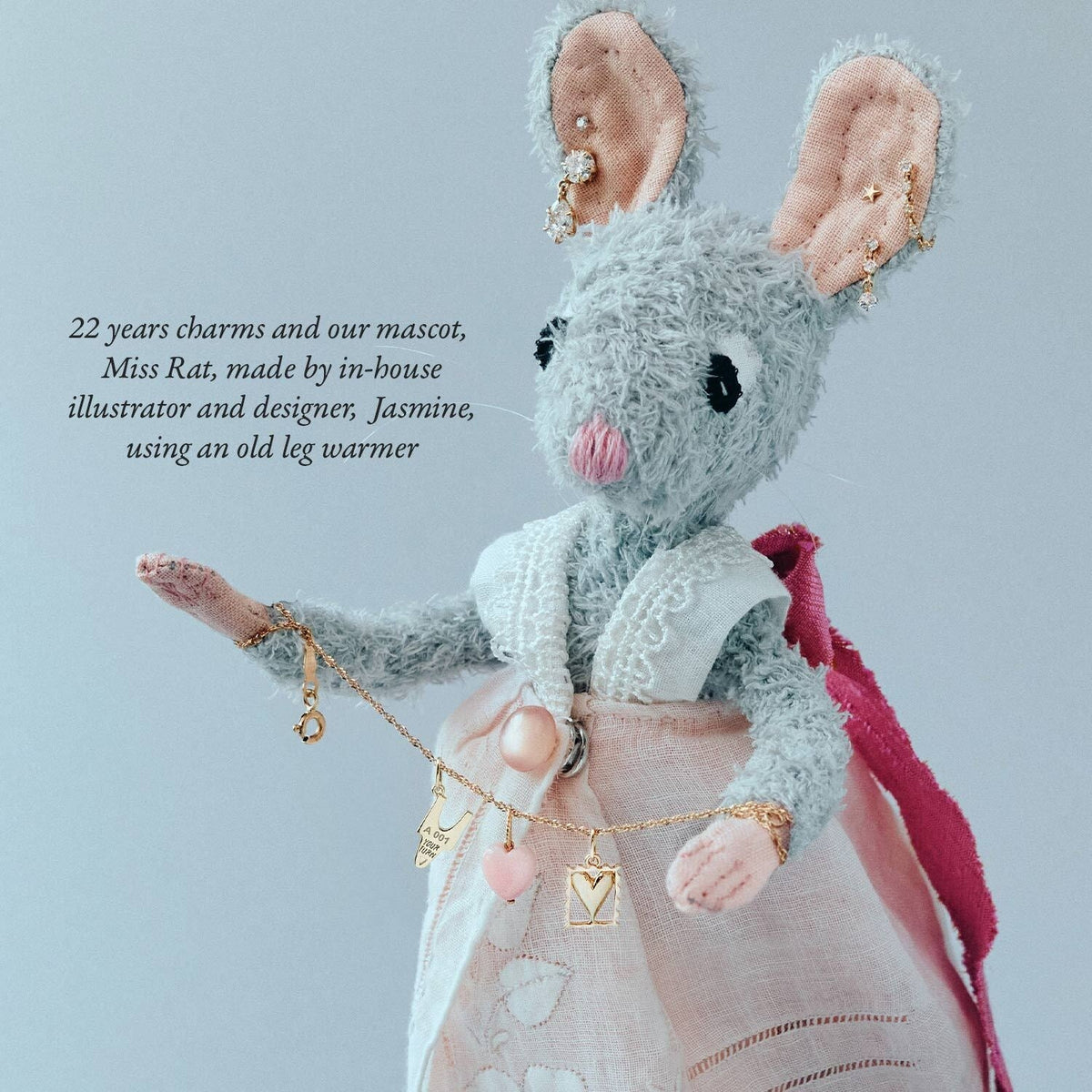 Avaline Sending Love Gold Charm