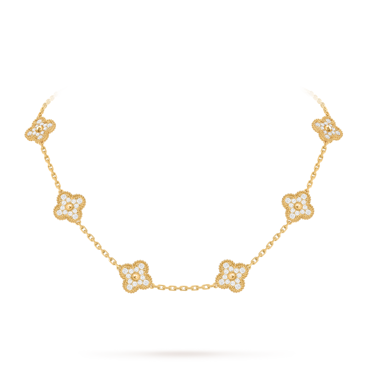 Avaline Alhambra necklace, Clear Stone