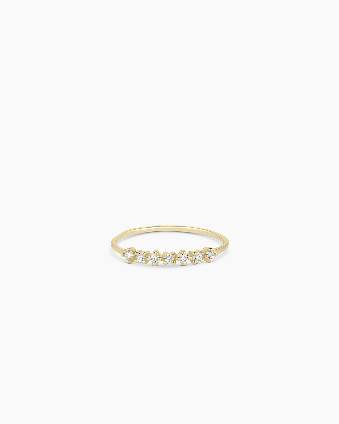 Avaline 14K Diamond Row Ring