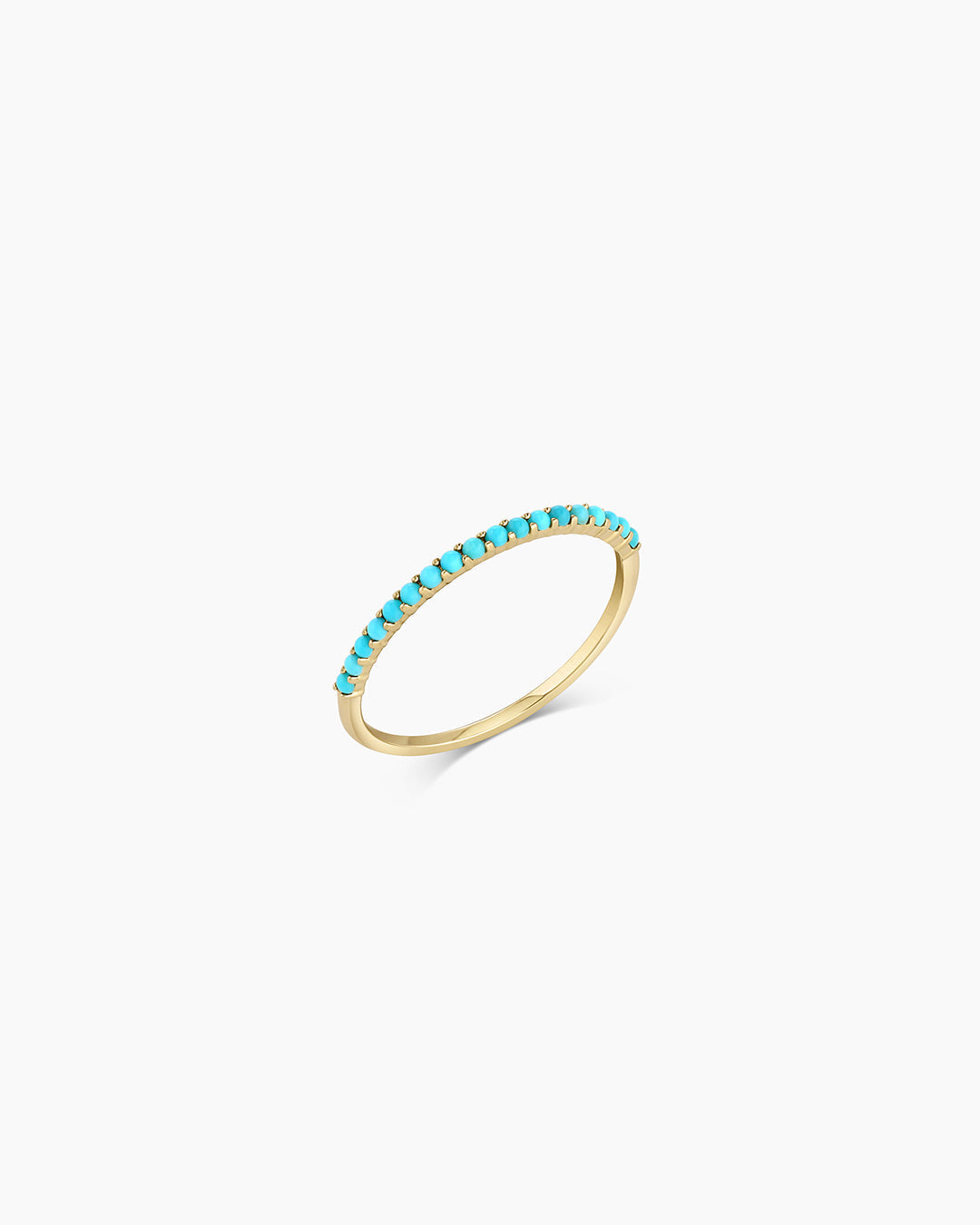 Avaline 14K Gold Turquoise Row Ring