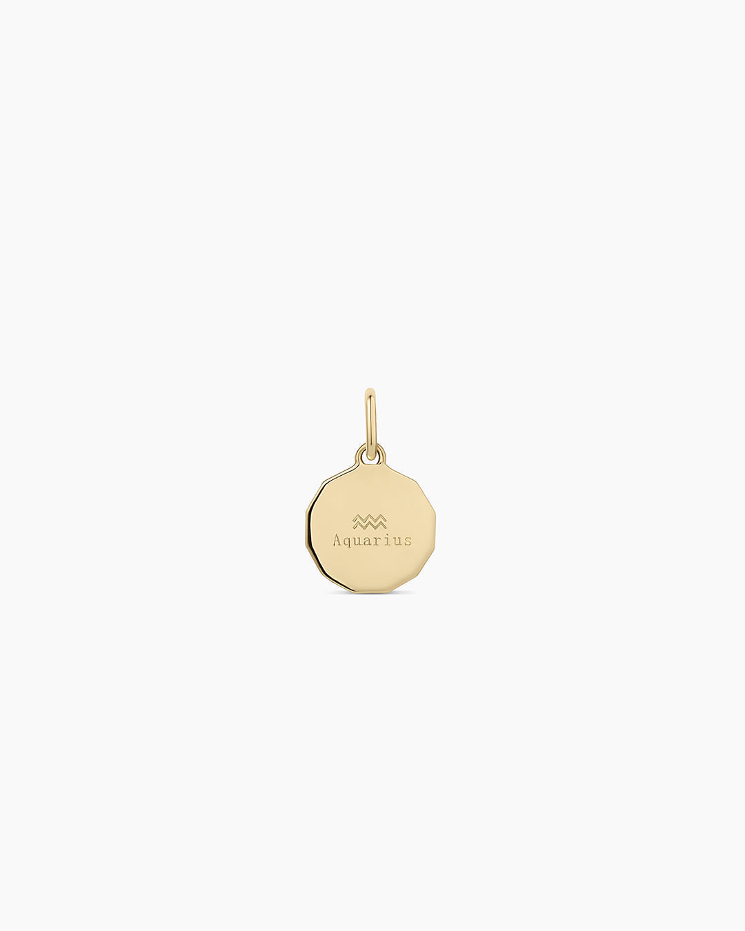 Avaline 14K Diamond Zodiac Coin Charm