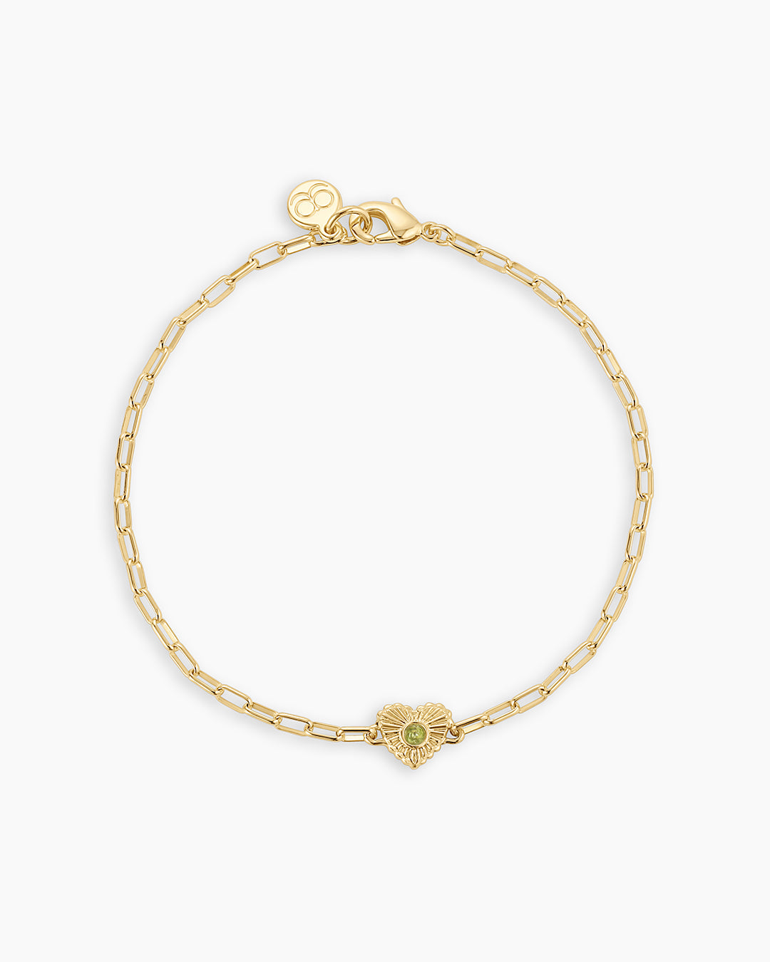 Avaline Birthstone Heart Bracelet