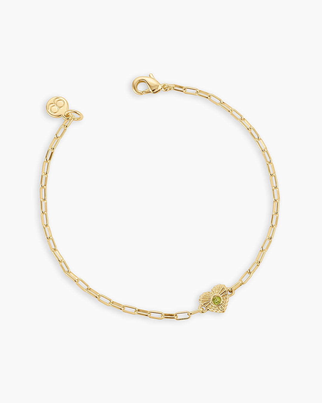 Avaline Birthstone Heart Bracelet