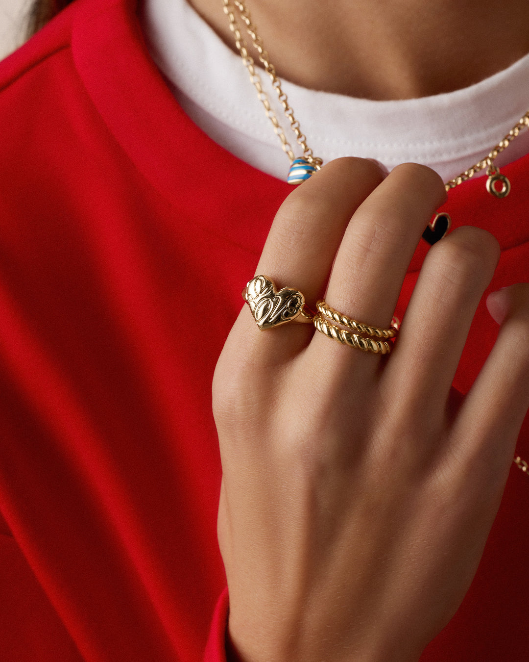 Avaline Love Locket Ring