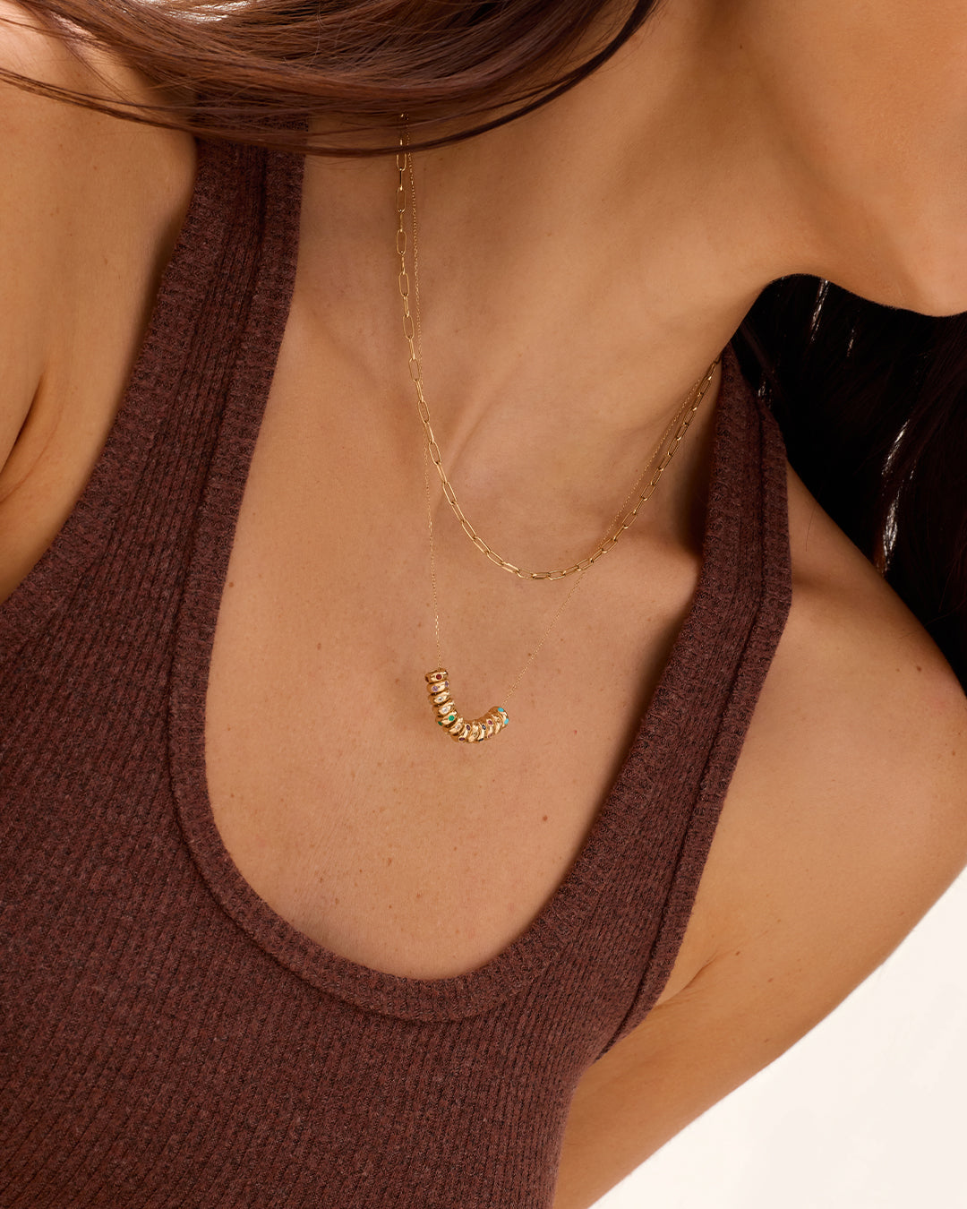 Avaline 14K Gold Birthstone Halo Charm