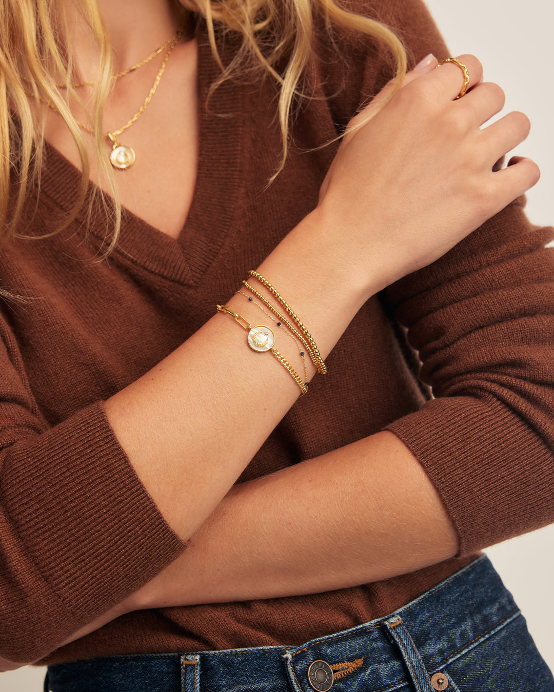 Avaline Vintage Zodiac Bracelet