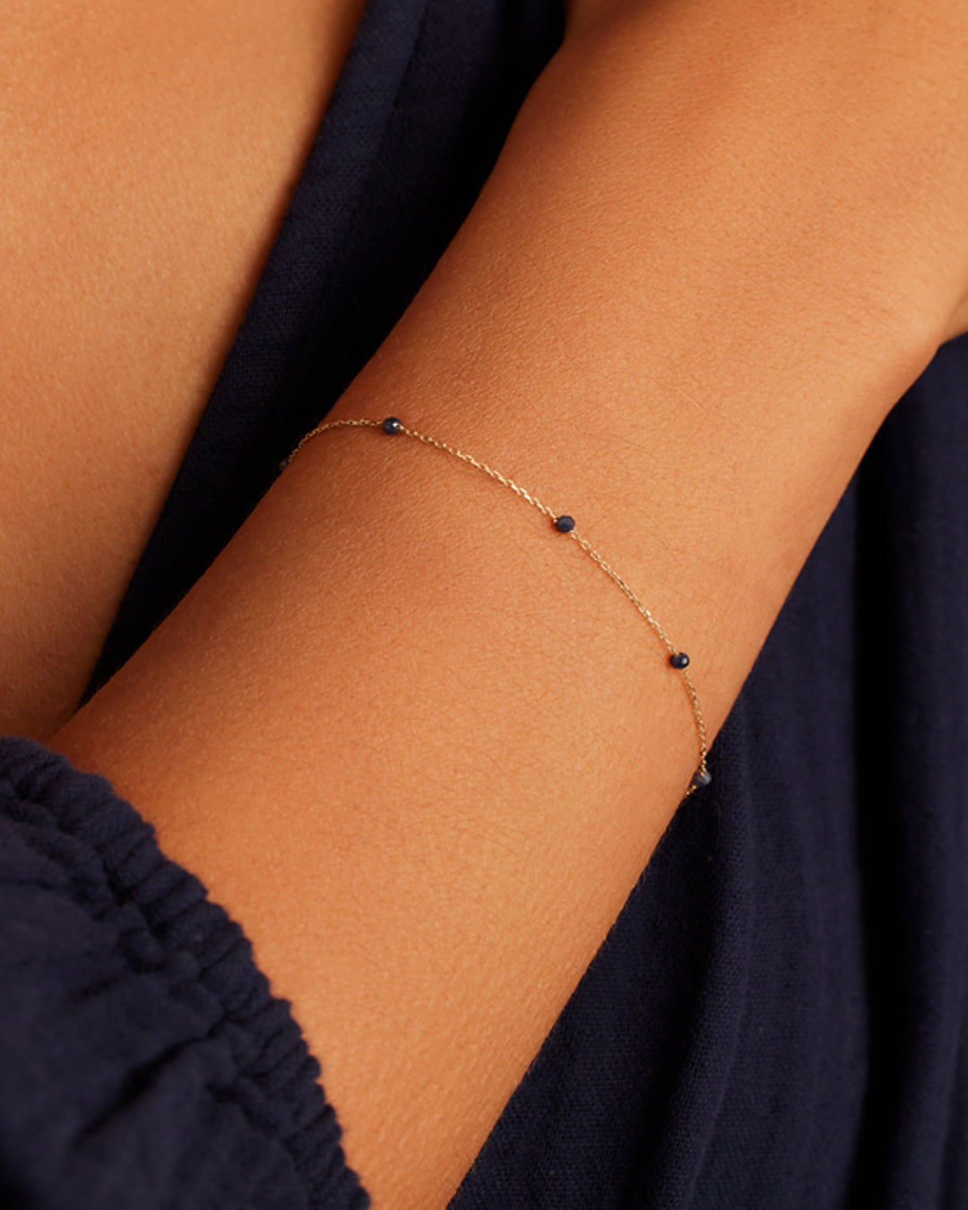 Avaline 14K Gold Newport Birthstone Bracelet