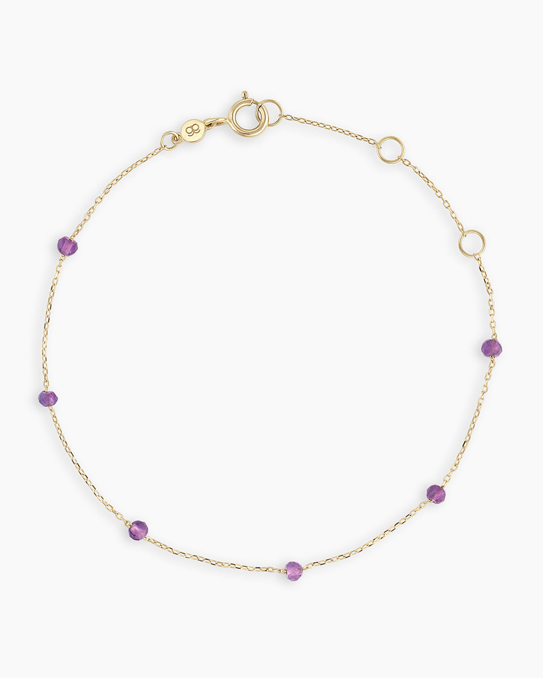 Avaline 14K Gold Newport Birthstone Bracelet