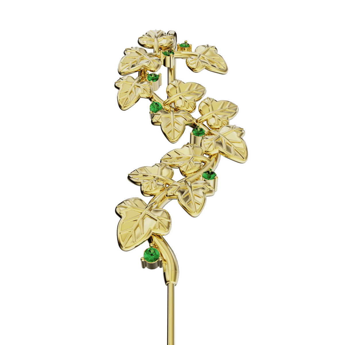 Creeping Ivy ear cuff, detail of the design