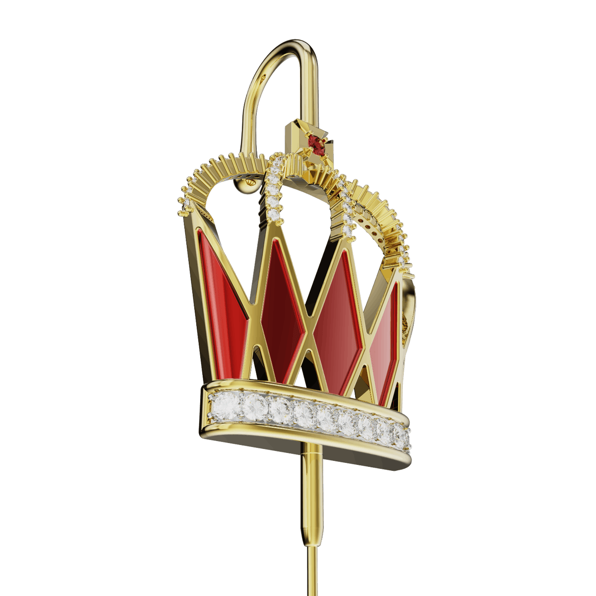 Royalty ear cuff, detail of the design