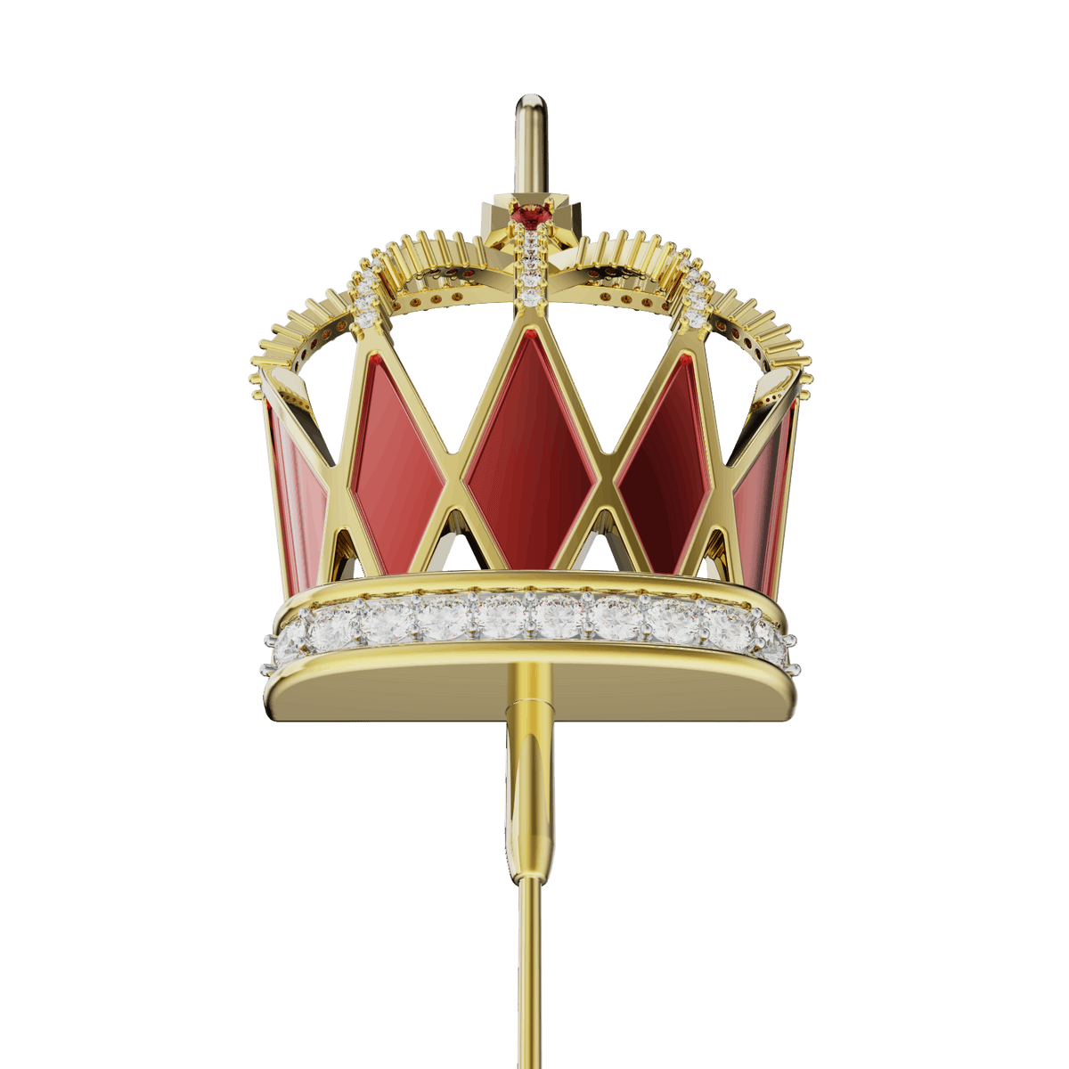 Royalty ear cuff, detail of the design