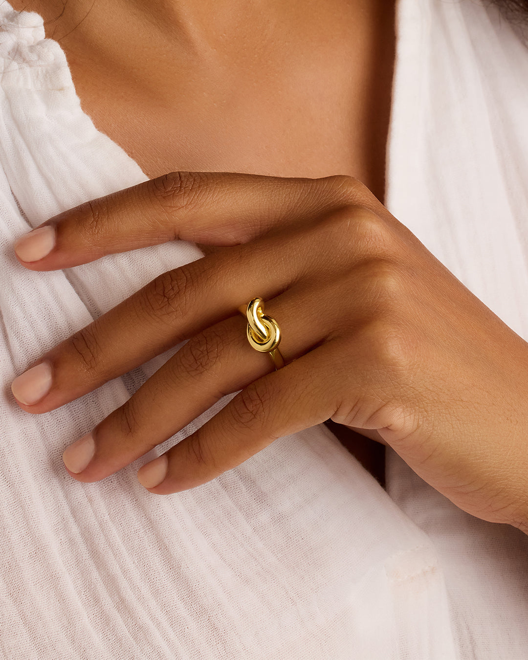 Avaline Infinity Knot Ring