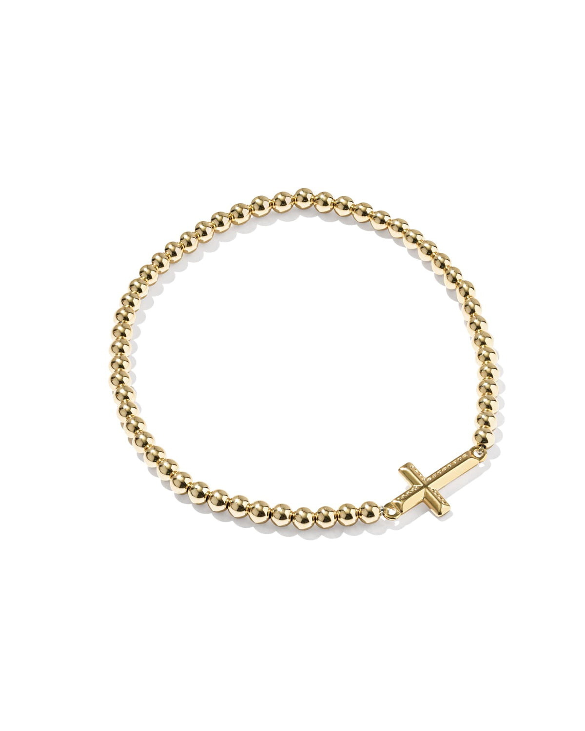 Avaline Cross 14k Gold-Filled Stretch Bracelet