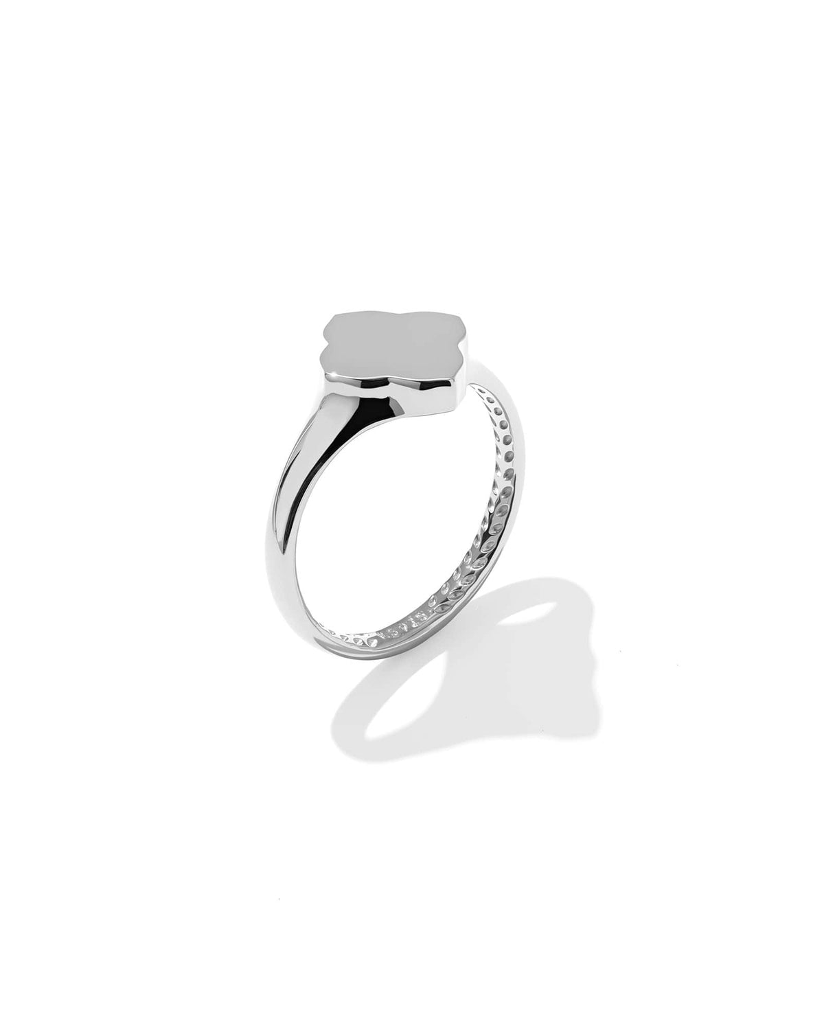 Avaline Dira Sterling Silver Metal Band Ring