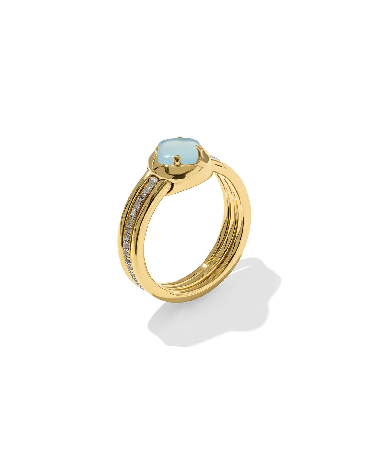 Avaline Kailyn 18k Gold Vermeil Band Ring