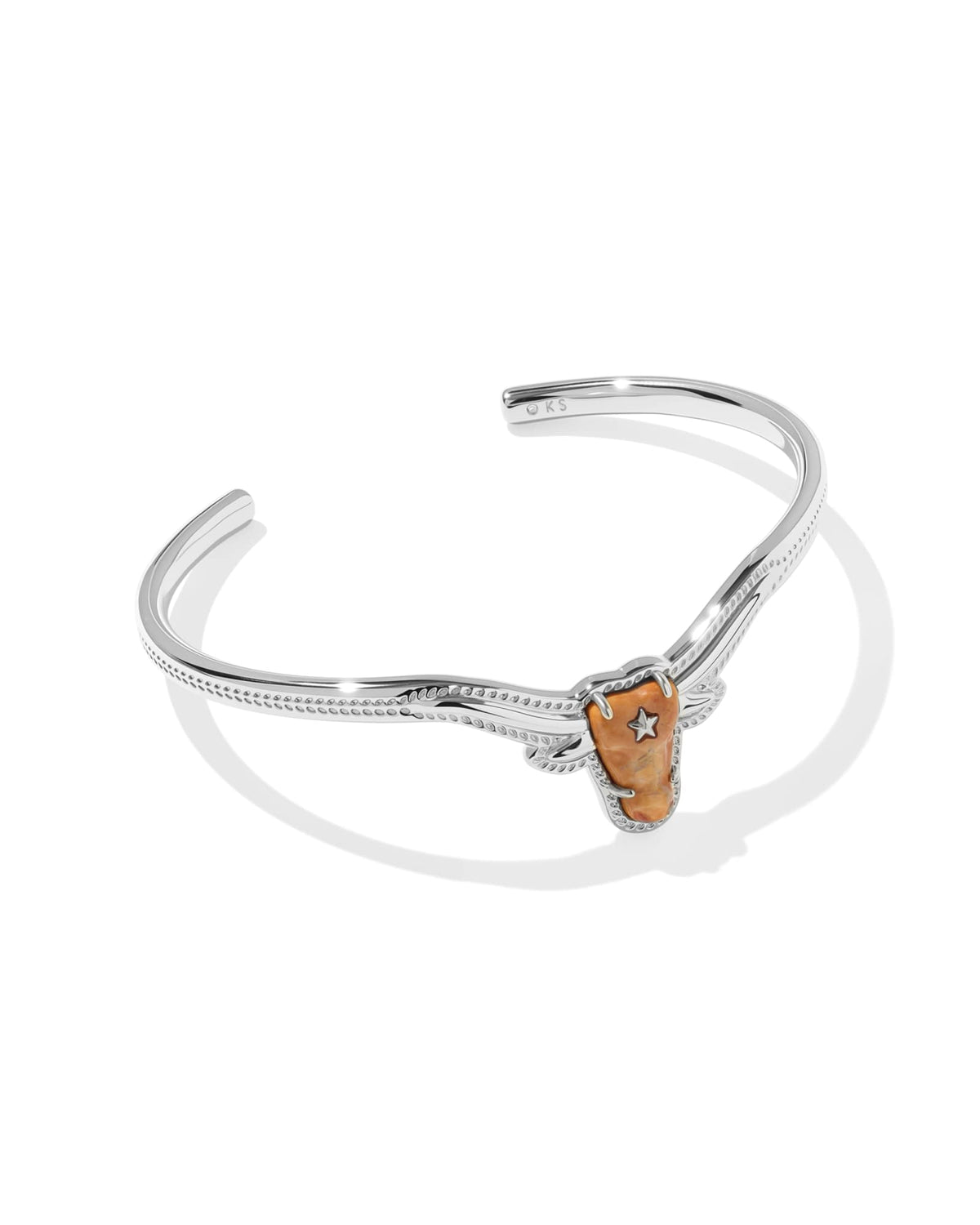 Avaline Longhorn Gold Cuff Bracelet
