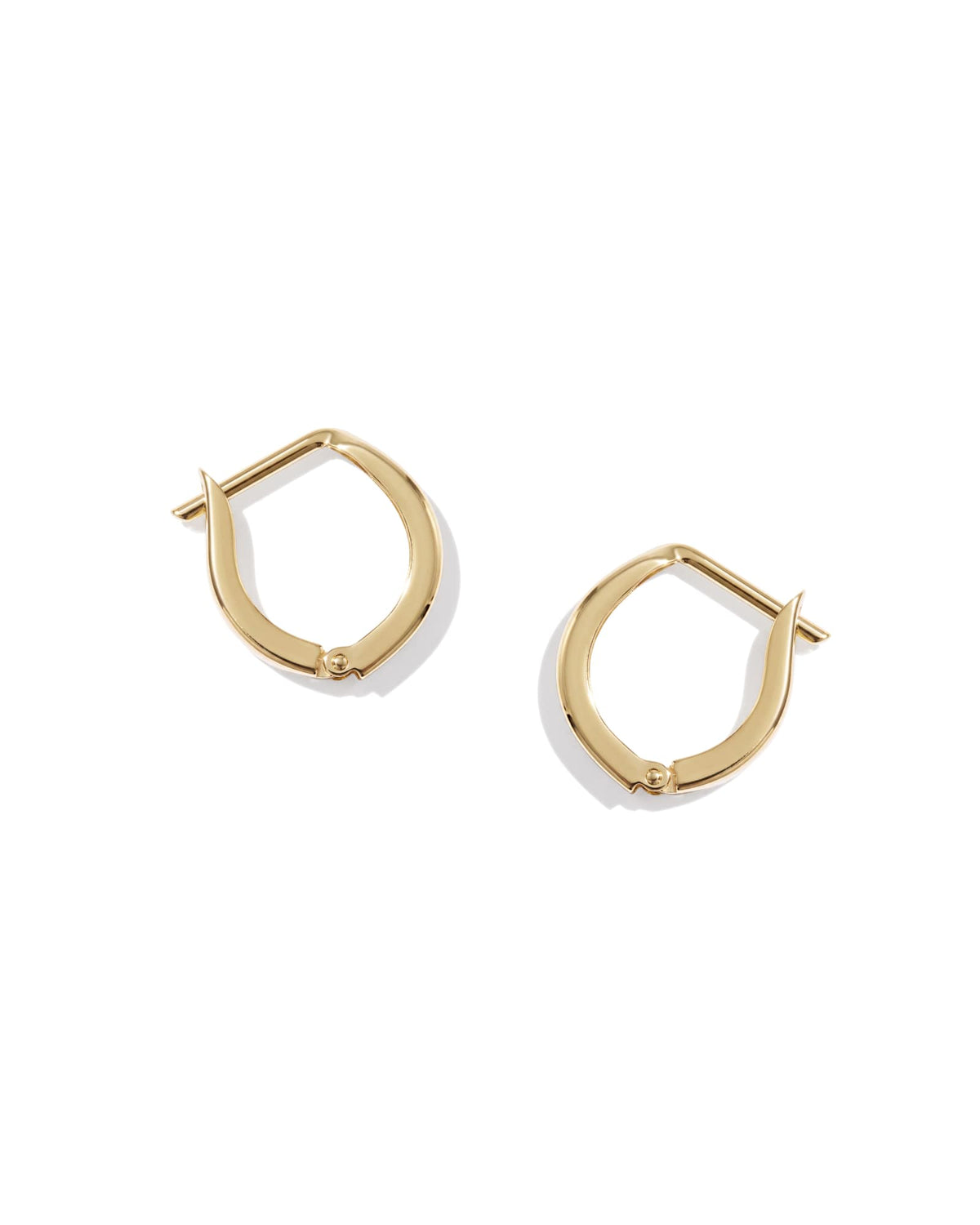 Avaline Lorena 14k Gold-Filled Small Metal Huggie Earrings
