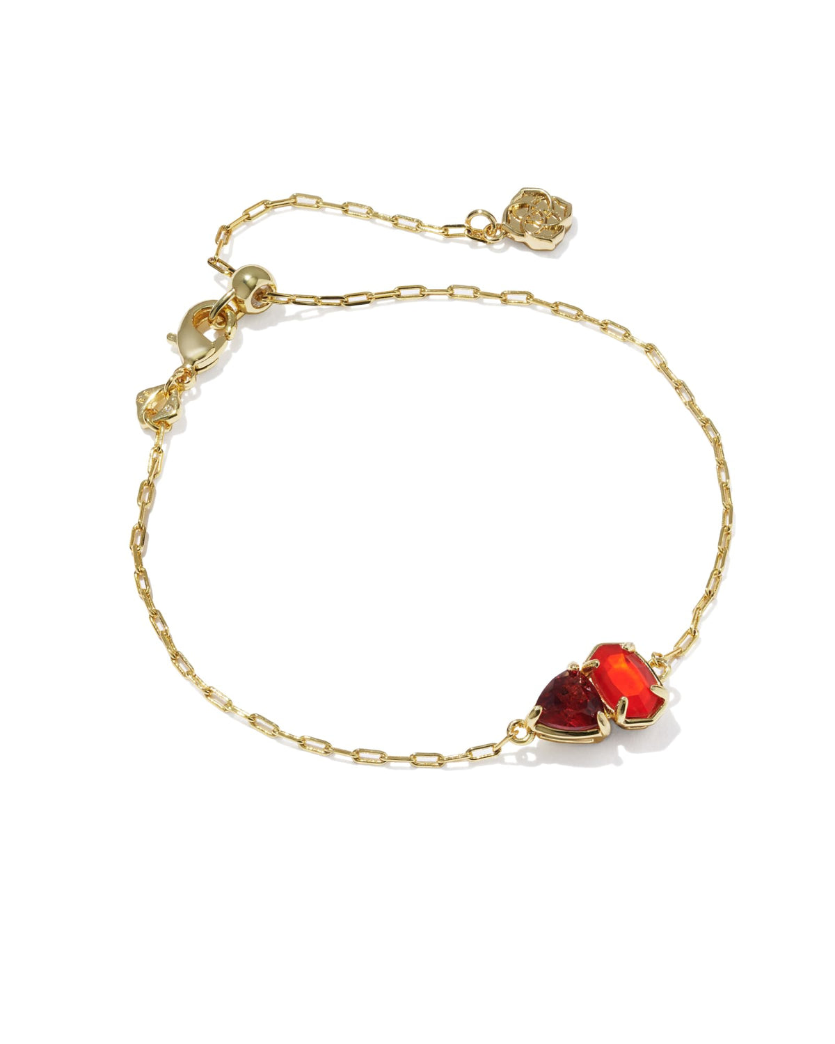 Avaline Tatum May Gold Delicate Chain Bracelet