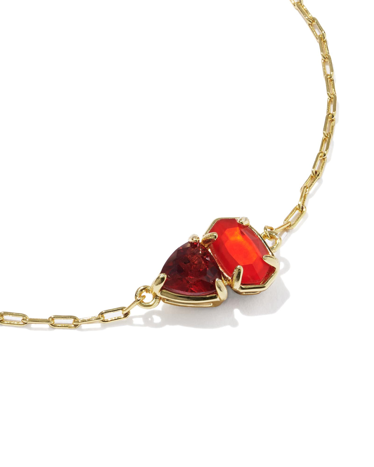 Avaline Tatum May Gold Delicate Chain Bracelet