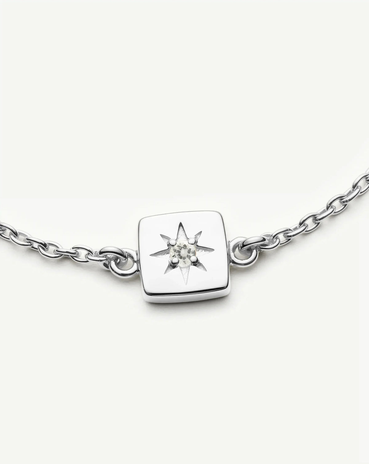 Avaline April Birthstone Slider Bracelet