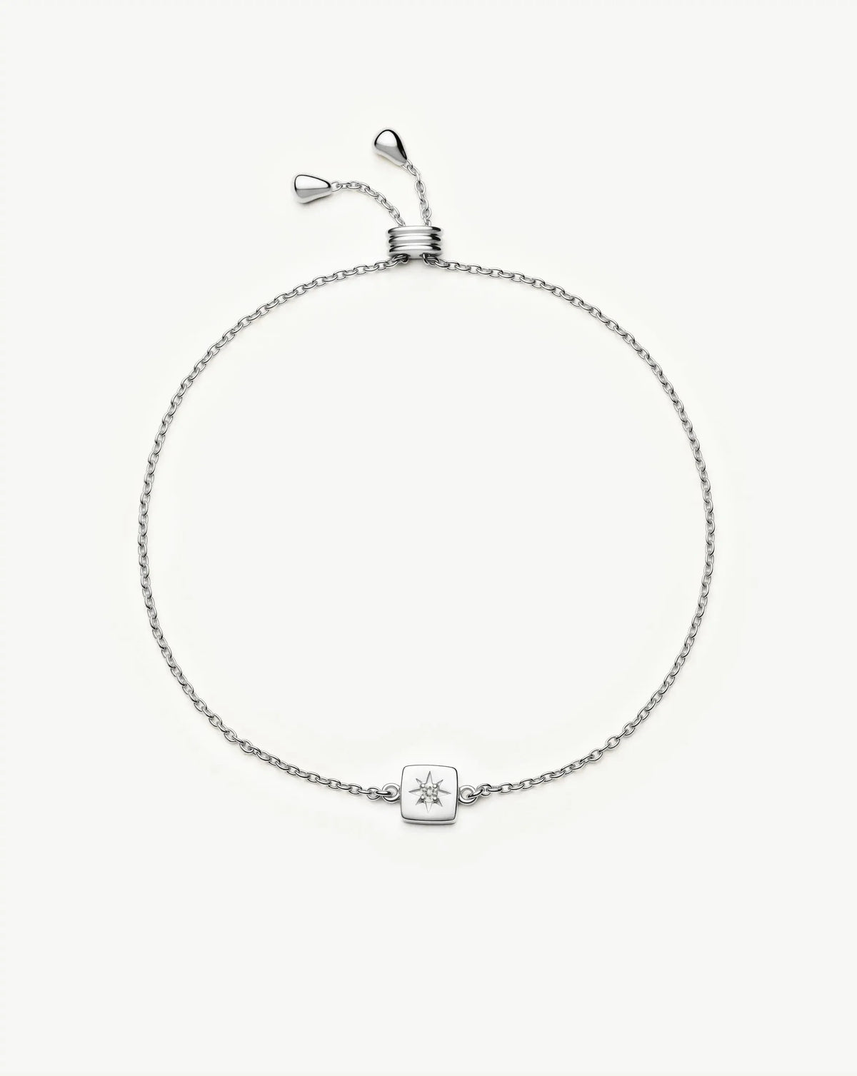 Avaline April Birthstone Slider Bracelet