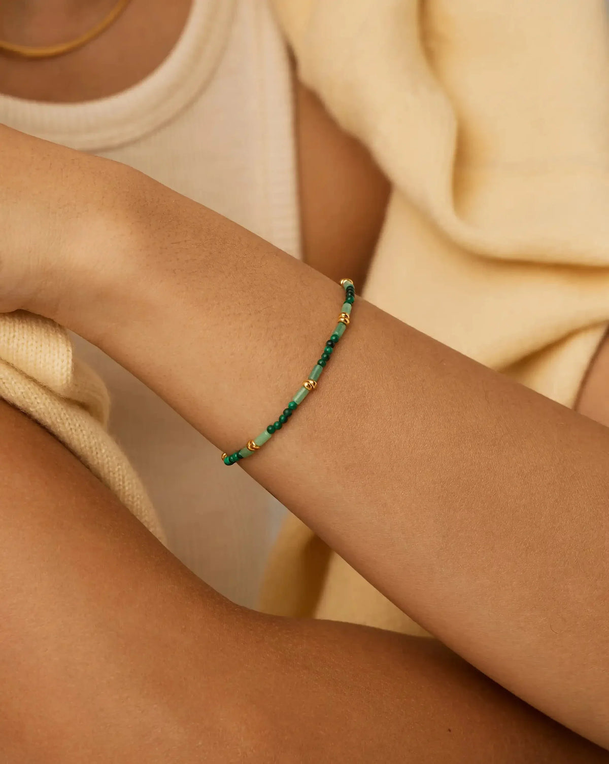 Avaline Beaded Gemstone Bracelet