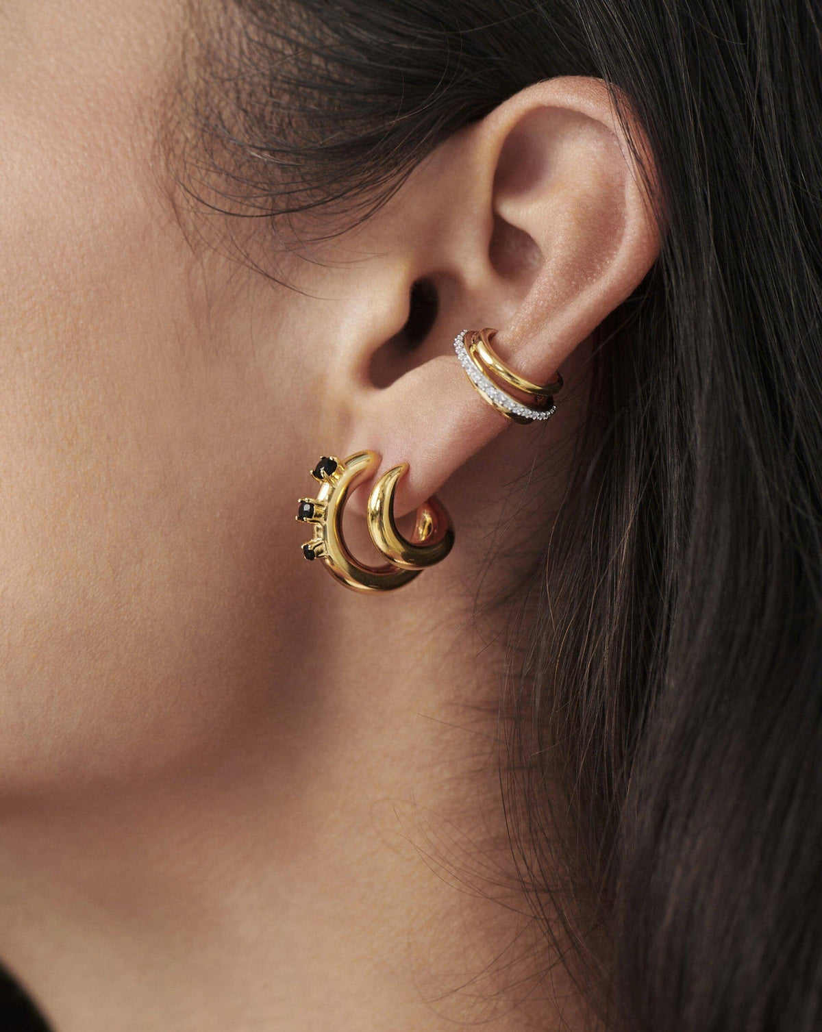 Avaline Celestial Pave Ear Cuff