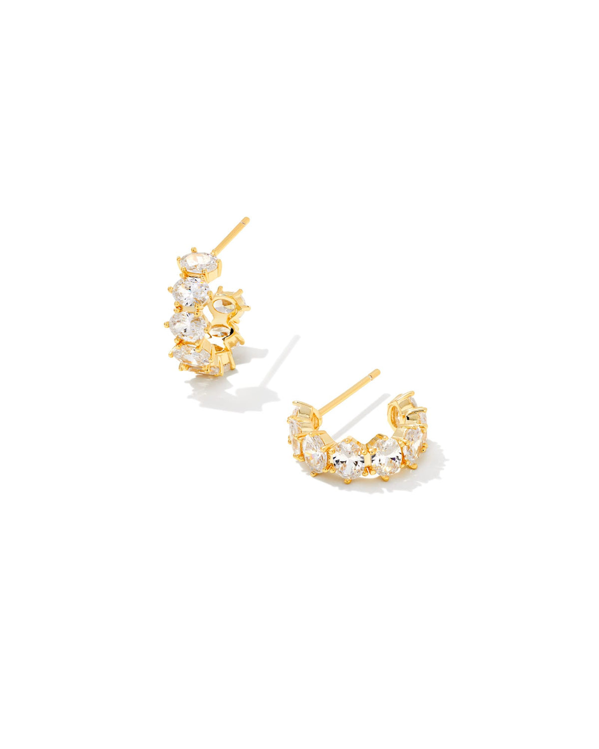 Avaline Cailin Gold October Huggie Earrings