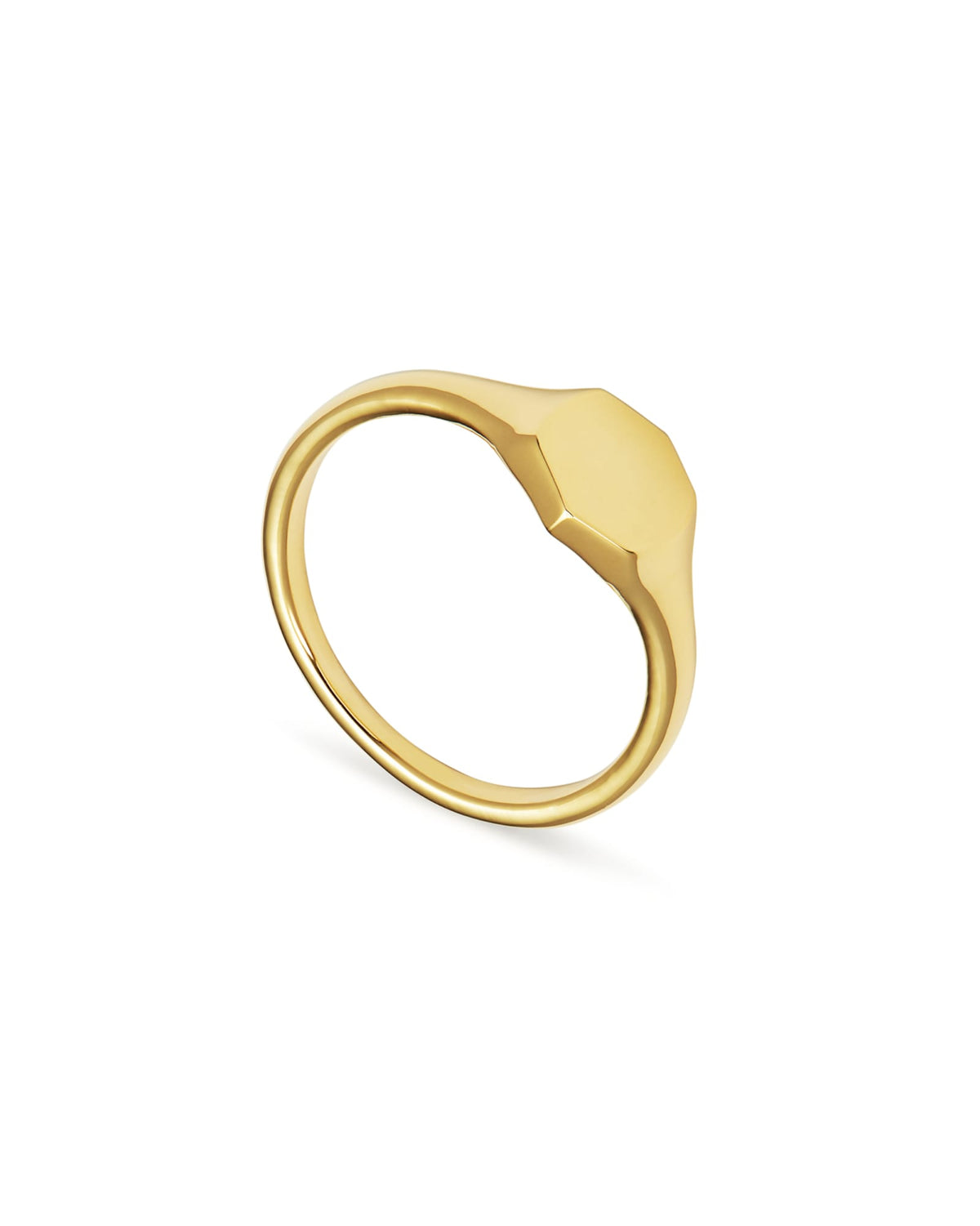 Avaline Davis Signet Ring in 18k Gold Vermeil