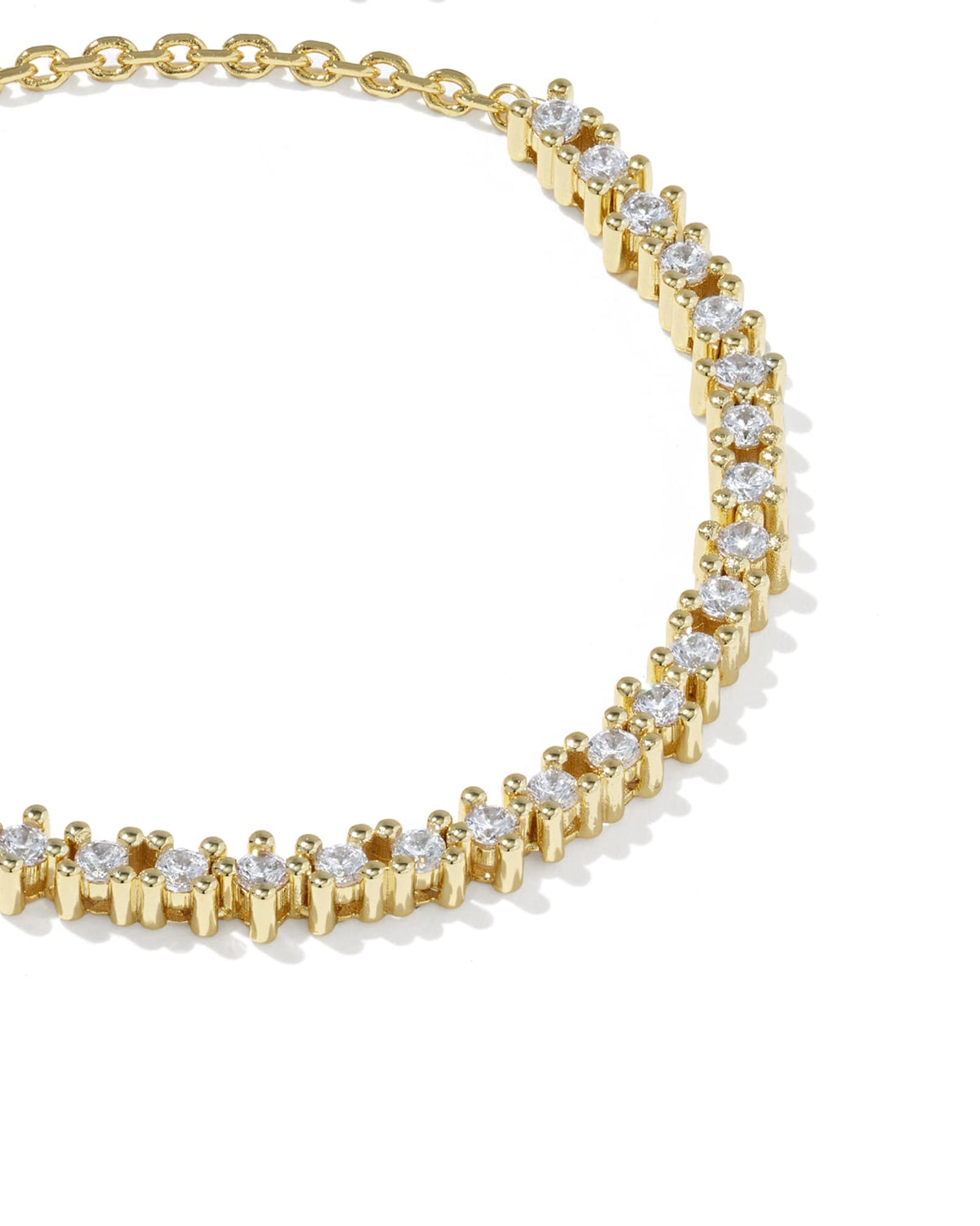 Avaline Fate Silver Tennis Bracelet