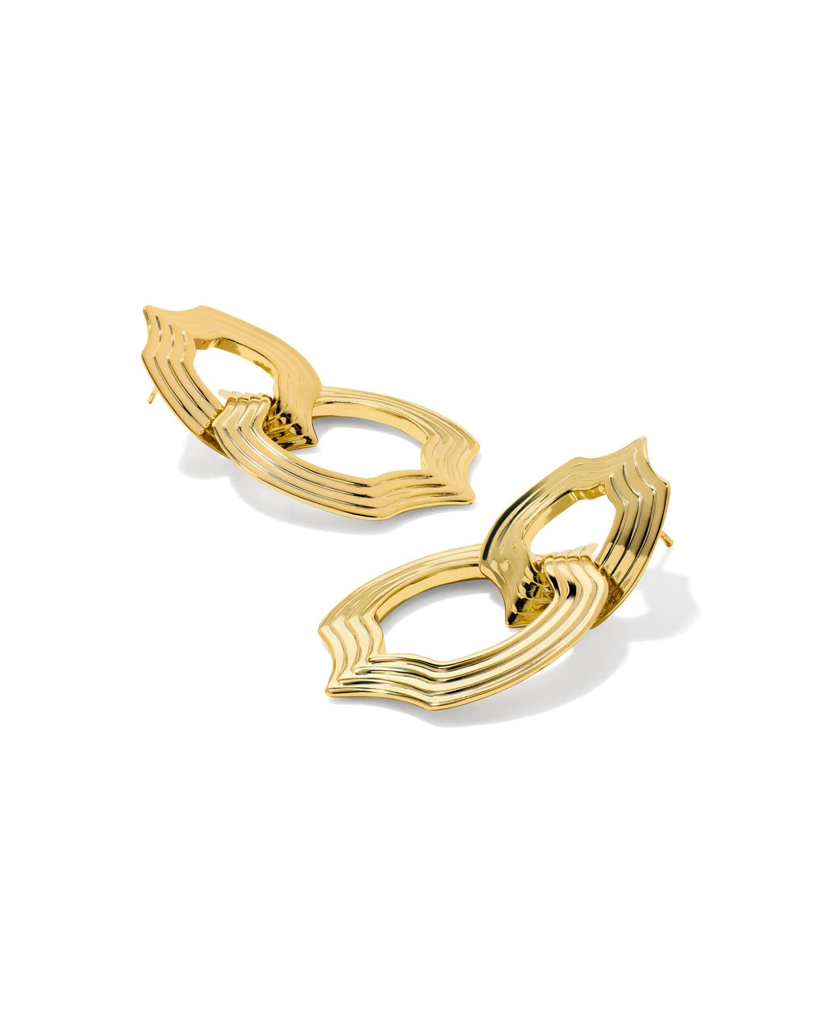 Avaline Nova Gold Statement Earrings