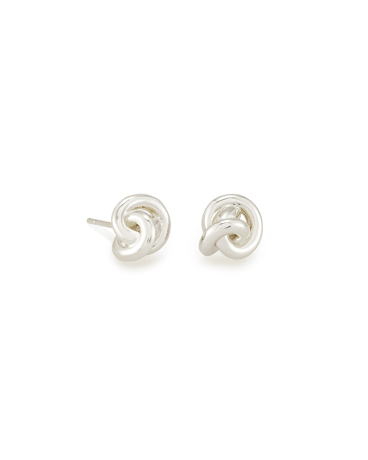 Avaline Presleigh Love Knot Stud Earrings in Gold