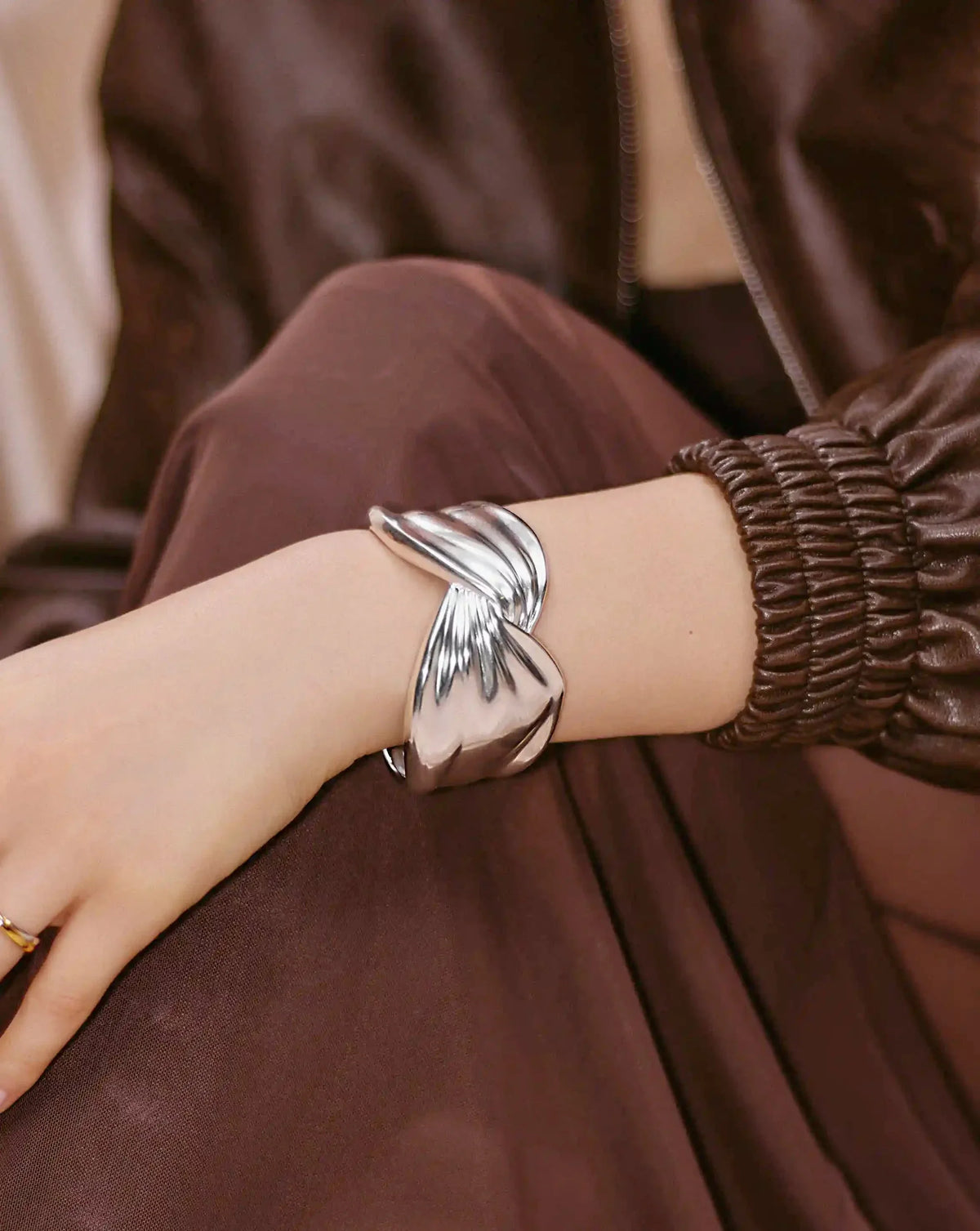Avaline MARKGONG Draped Statement Cuff