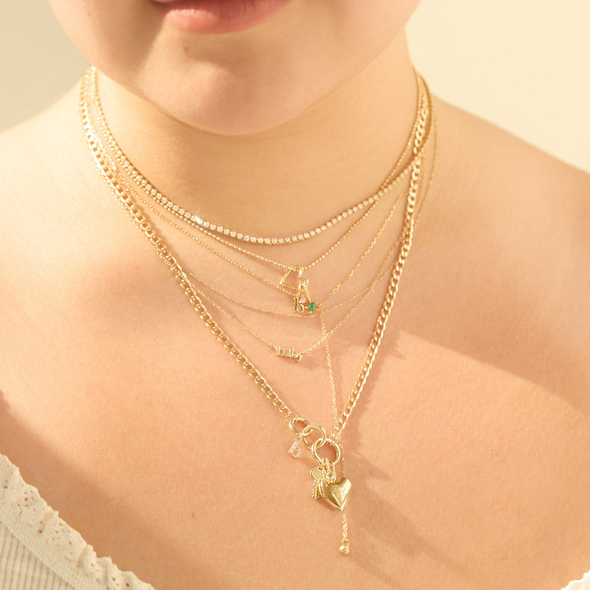 Avaline Little Star Birthstone Charm
