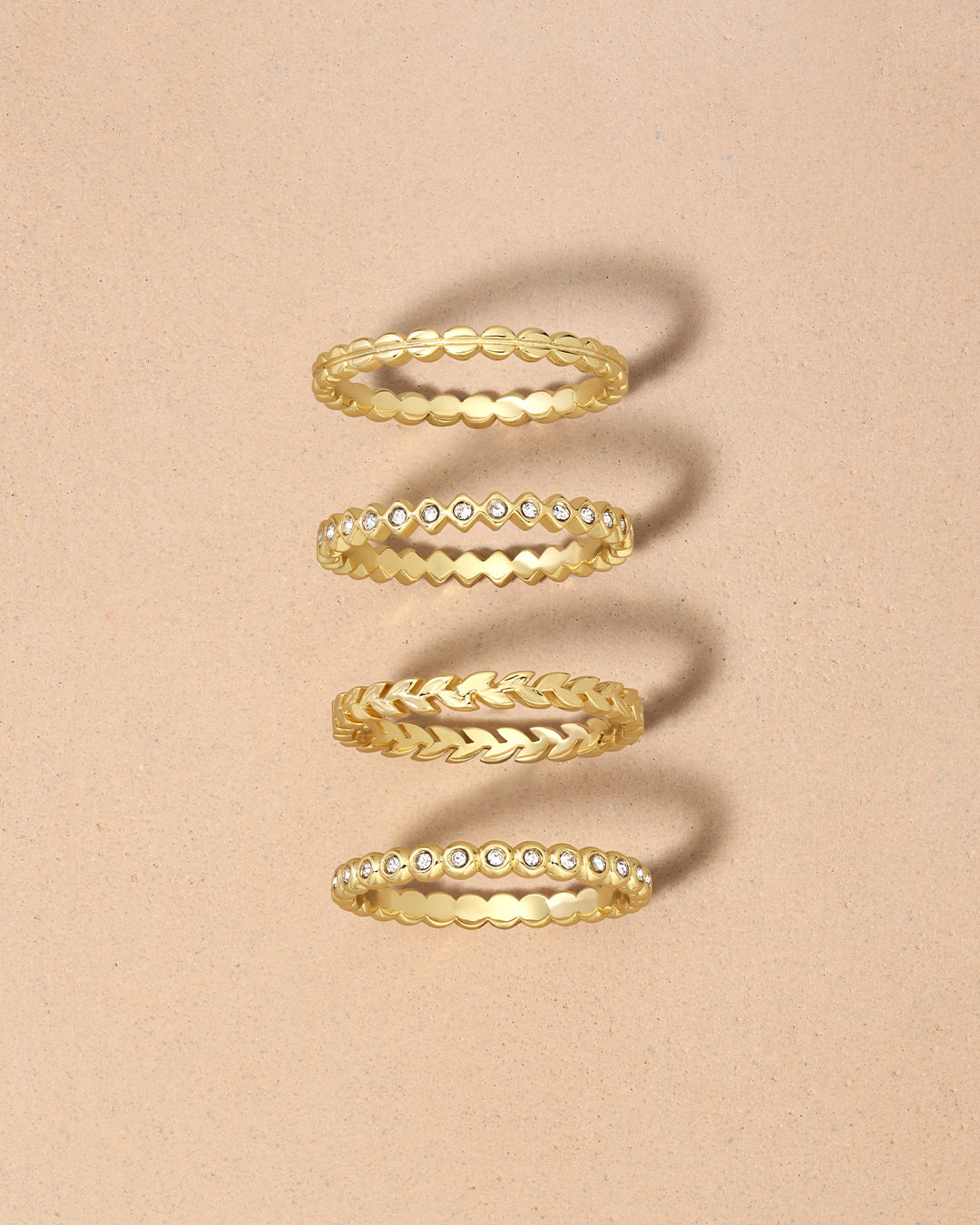 Avaline Mini Stackable Ring Set